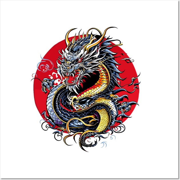 Chinese New Year – Year of the Dragon Wall Art by valentinahramov